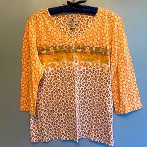 Woolrich 3/4 sleeve top